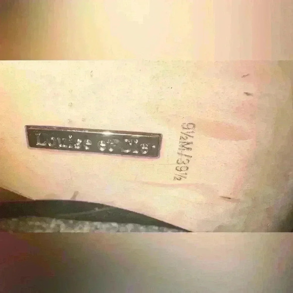 LOUISE ET CIE BUCKLE HIGH Cone HEEL Ankle BOOTIE Black Sz 9.5 Biker Mob Wife - Picture 5 of 7